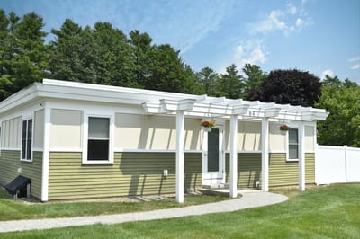 Exterior view of a residential care facility