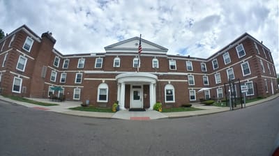 Exterior view of the facility building