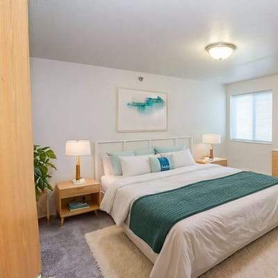 Well-decorated resident room with modern furnishings