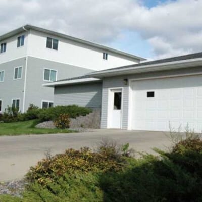 Exterior view of a residential building