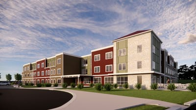 Exterior view of Westminster assisted living facility.