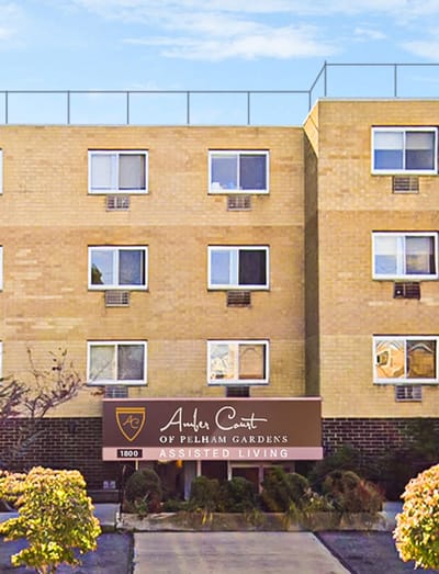 Exterior view of Amber Court of Pelham Gardens