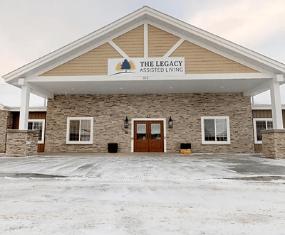 Exterior view of The Legacy Assisted Living facility.
