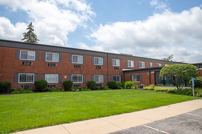 Exterior view of West Bend Nursing and Rehabilitation building