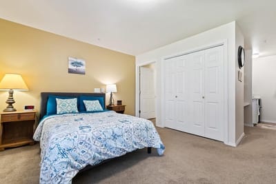 Cozy private resident room with modern decor