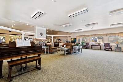 Interior view of the facility's common area