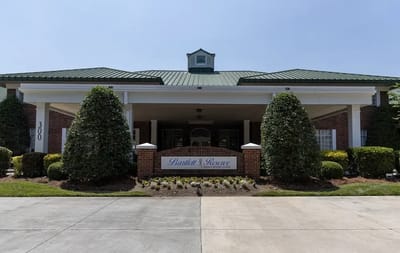 Front entrance of Bartlett Reserve assisted living facility