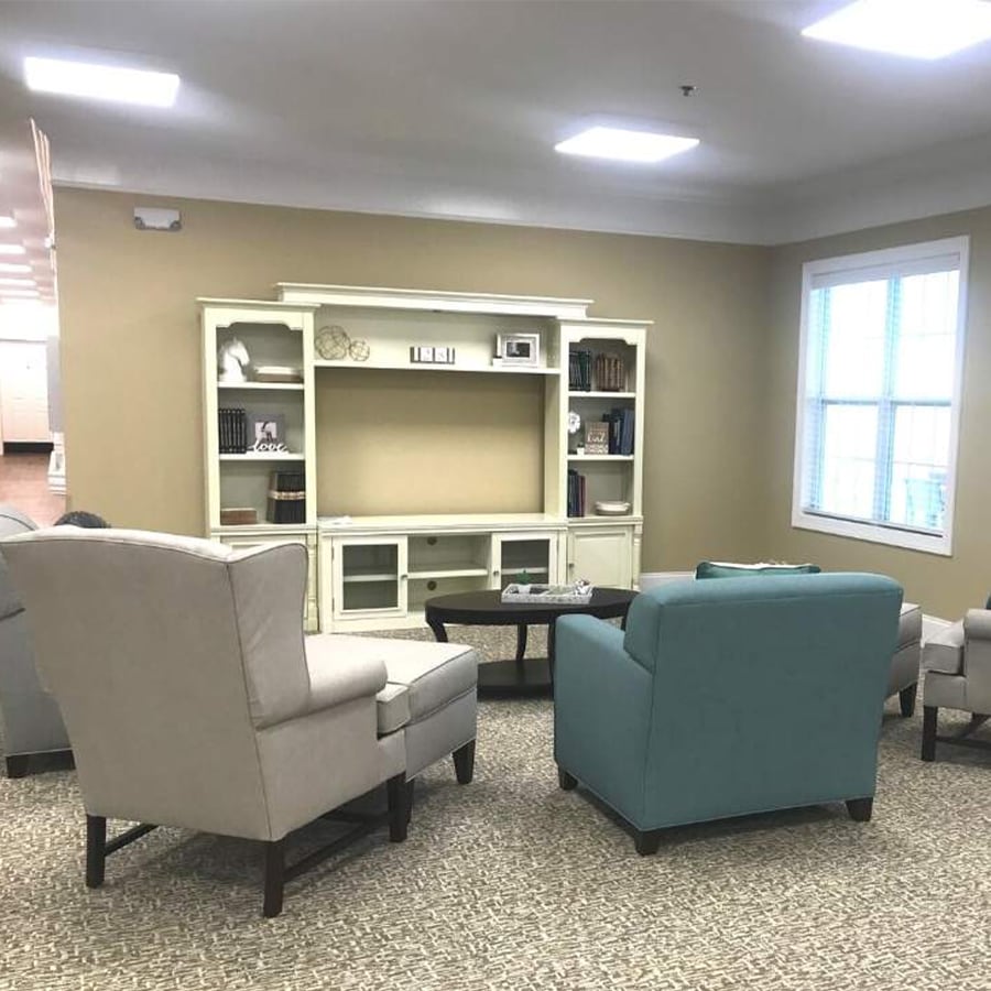 Cozy common area with comfortable seating