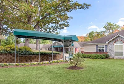 Welcoming entrance of Charter Senior Living of Annapolis
