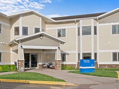 Exterior view of the assisted living facility