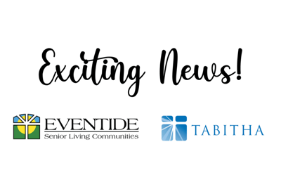 Eventide and Tabitha logos with text