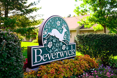 Beverwyck facility logo with floral design