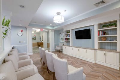 Interior common area with seating and decor