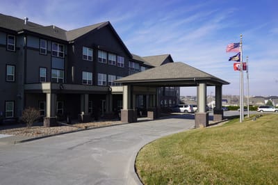 Exterior view of the Esprit Whispering Ridge entrance
