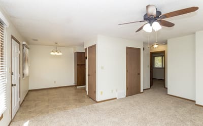 Interior view of a residential living space