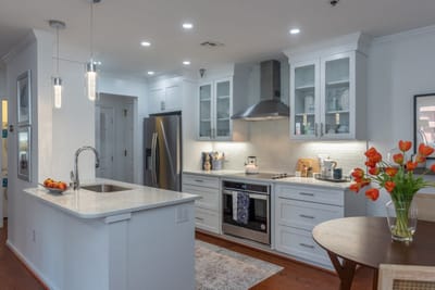 Modern kitchen in a senior living facility