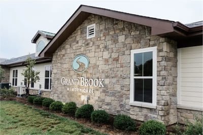 Exterior view of Grand Brook Memory Care facility