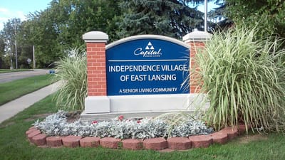 Signage for Independence Village of East Lansing
