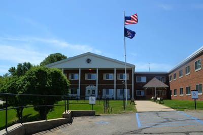 Exterior view of Minot Health & Rehab building
