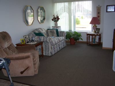 Cozy living room with furniture and decor