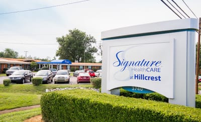 Exterior view of Signature Healthcare at Hillcrest