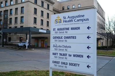 Signage for St. Augustine Health Campus and associated facilities
