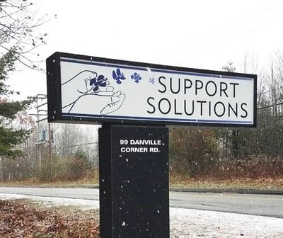 Signage for Support Solutions Marston facility