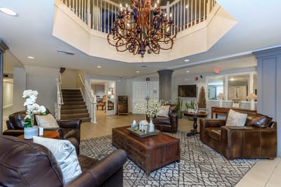 Interior view of a welcoming common area