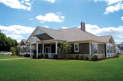 Exterior view of The Homeplace at Midway facility