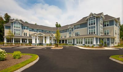 Exterior view of The Residence at Silver Square