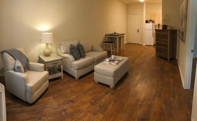 Bright and welcoming living room in a residence