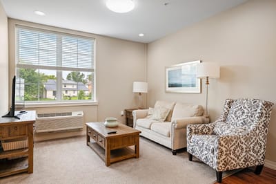 Bright and inviting interior living space
