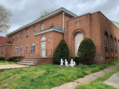 Exterior view of a senior living facility building