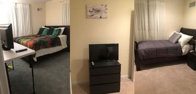 Two well-furnished private resident bedrooms