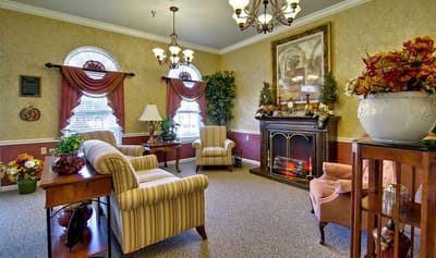 Cozy common area with comfortable seating