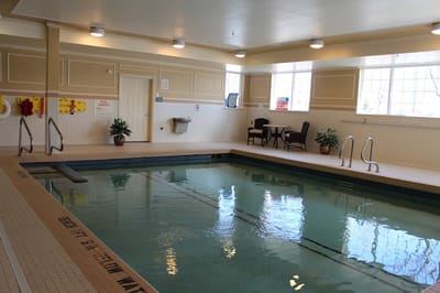 Indoor swimming pool area at Walton Lakeside