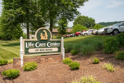Exterior sign of Life Care Center of Red Bank
