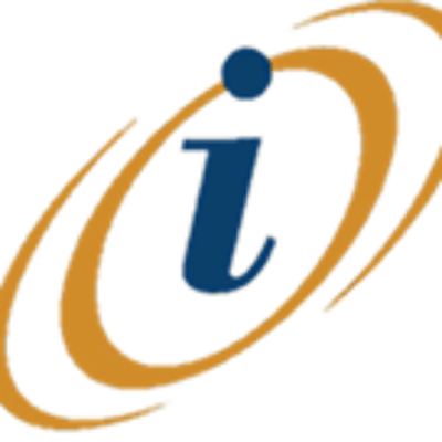 Logo with stylized letter i