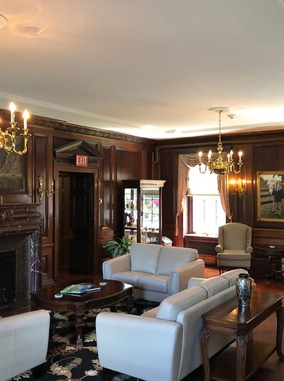 Elegant common area with comfortable seating