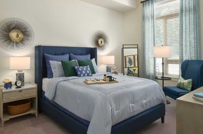 Cozy private room with a neatly made bed