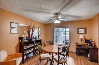 Interior view of a cozy common area.