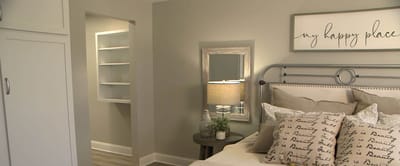 Cozy resident room with decorative accents