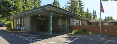 Front entrance of Olympia Transitional Care and Rehabilitation