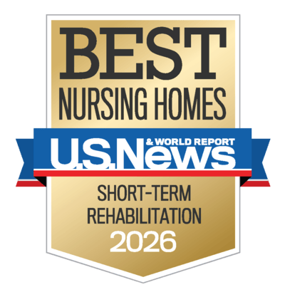 Best Nursing Homes award badge for short-term rehabilitation.