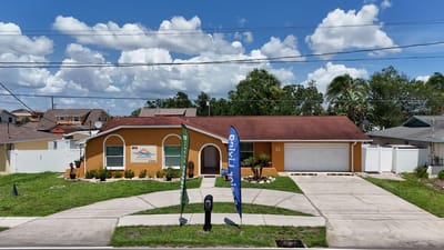 Exterior view of Ocean Breeze Assisted Living Facility.
