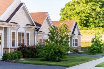Exterior view of a senior living facility