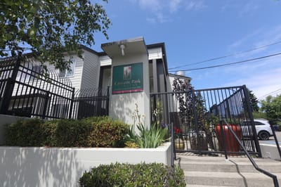 Exterior view of Cascade Park Gardens entrance