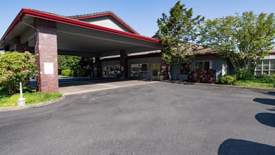 Front entrance of the Alpine Way Continuing Care Community