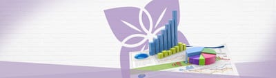 Graphs and charts on a white background
