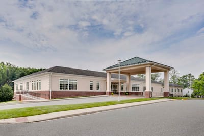 Exterior view of a senior living facility